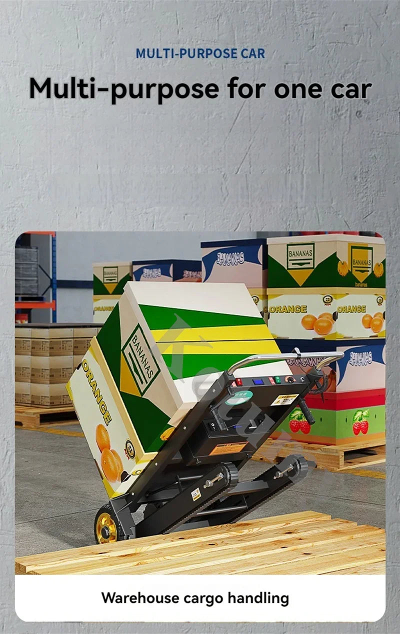 Crawler Type Silent Stair Climbing Machine Electric Stair Climbing Car Furniture Home Appliance Gas Tank Construction And Handli