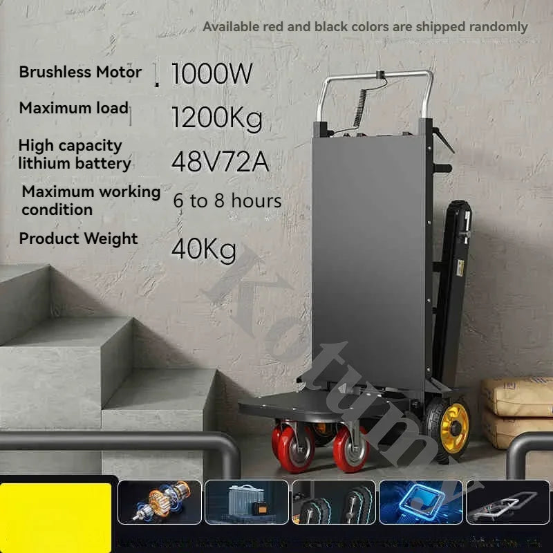 Crawler Type Silent Stair Climbing Machine Electric Stair Climbing Car Furniture Home Appliance Gas Tank Construction And Handli